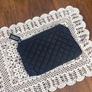 Laura Hutton Small Quilted Pouch Black